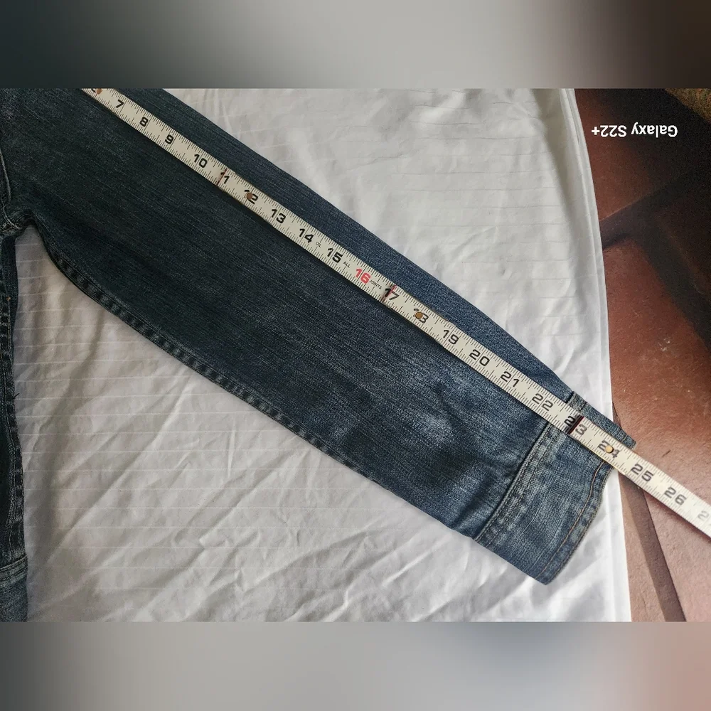 Nautica Women's Blue Denim Jacket SKU A18 - Picture 4 of 7